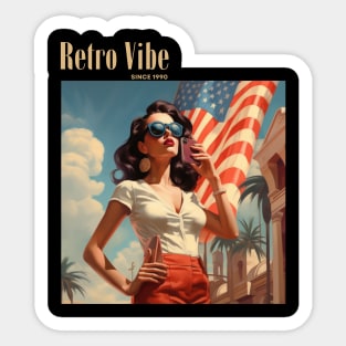 Retro Vibe Since 1990 Sticker